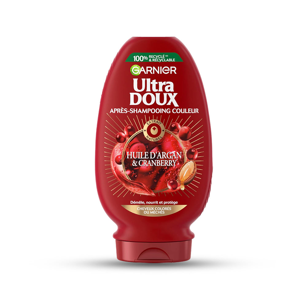 Aprés shampoing couleur garnier huile d'argan & cranberry