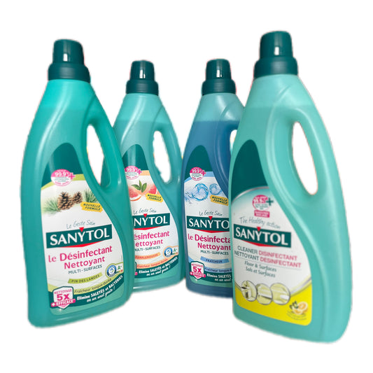 Lot de 4 sanytol sols & surfaces