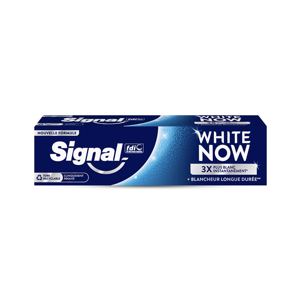 Dentifrice white now signal