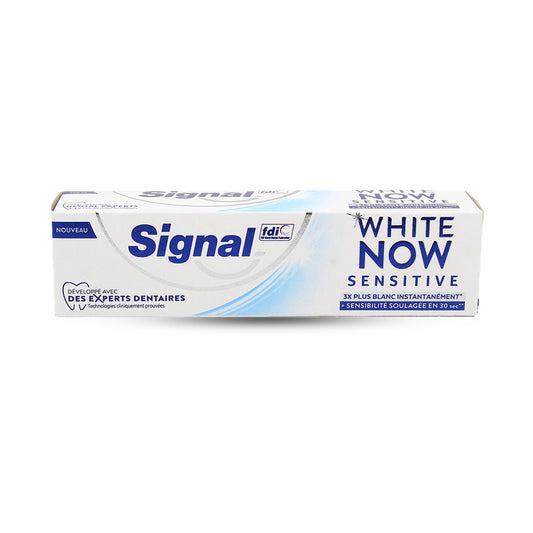 Dentifrice white now sensitive